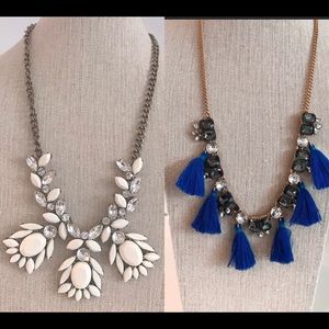 Two - JCREW Statement necklaces.